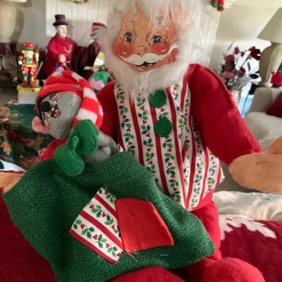 Vintage 1963 Annalee Santa with Sack - Picture 2 of 9